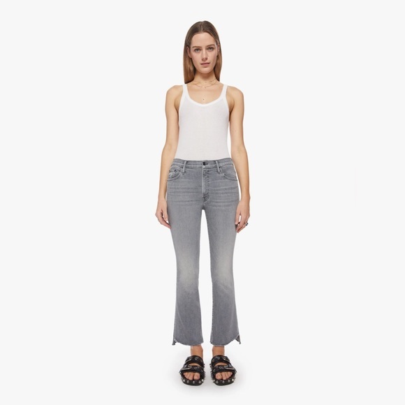 MOTHER Insider crop step fray barely there jeans Size 28 B2442 - Picture 1 of 7